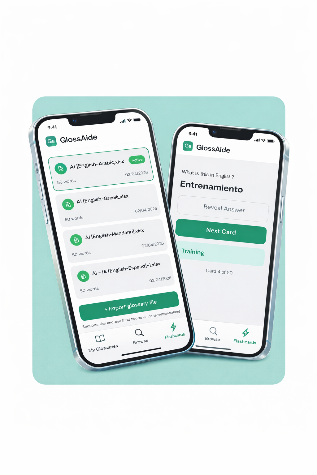GlossAide app screenshot